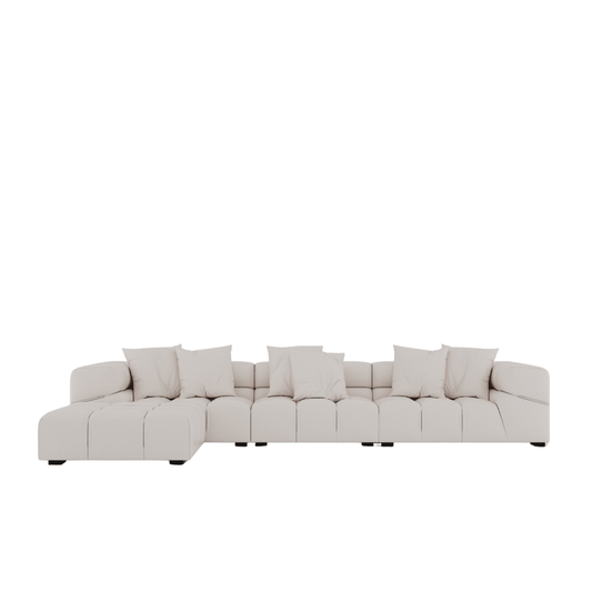 Black Tie L-Shape Sofa - Modern Luxury for Your Home
